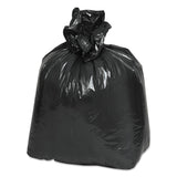 Earthsense® Commercial Linear Low Density Recycled Can Liners, 10 gal, 0.85 mil, 24" x 23", Black, 25 Bags/Roll, 20 Rolls/Carton (WBIRNW2410) Case of 500