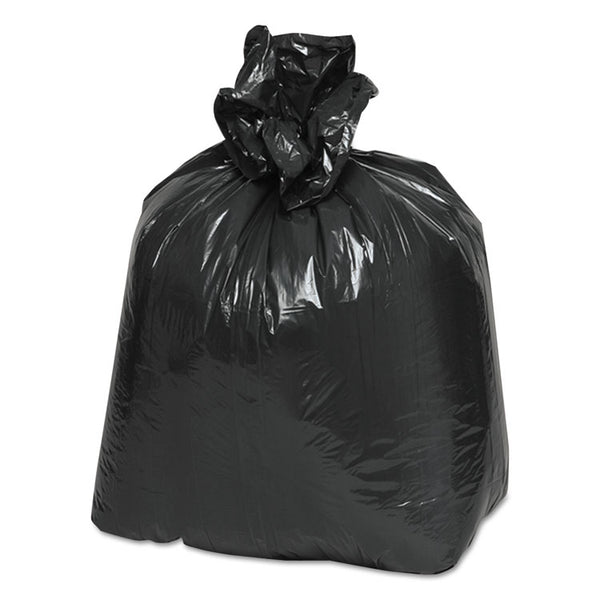 Earthsense® Commercial Linear Low Density Recycled Can Liners, 10 gal, 0.85 mil, 24" x 23", Black, 25 Bags/Roll, 20 Rolls/Carton (WBIRNW2410) Case of 500