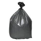 Platinum Plus® Can Liners, 56 gal, 1.55 mil, 43" x 48", Gray, 10 Bags/Roll, 5 Rolls/Carton (WBIPLA4770) Case of 50