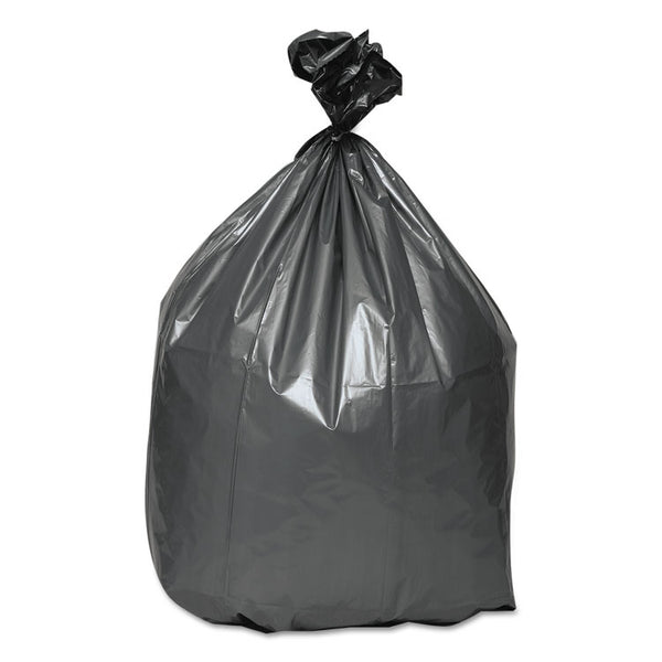Platinum Plus® Can Liners, 60 gal, 1.55 mil, 39" x 56", Gray, 5 Bags/Roll, 5 Rolls/Carton (WBIPLA5525) Carton of 25