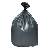 Platinum Plus® Can Liners, 33 gal, 1.35 mil, 33" x 40", Gray, 10 Bags/Roll, 10 Rolls/Carton (WBIPLA4070) Case of 100