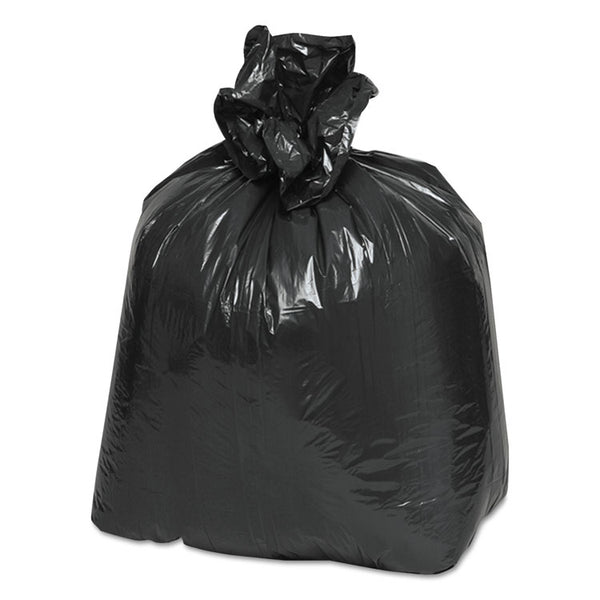 Earthsense® Commercial Linear Low Density Recycled Can Liners, 16 gal, 0.85 mil, 24" x 33", Black, 25 Bags/Roll, 20 Rolls/Carton (WBIRNW3310) Case of 500