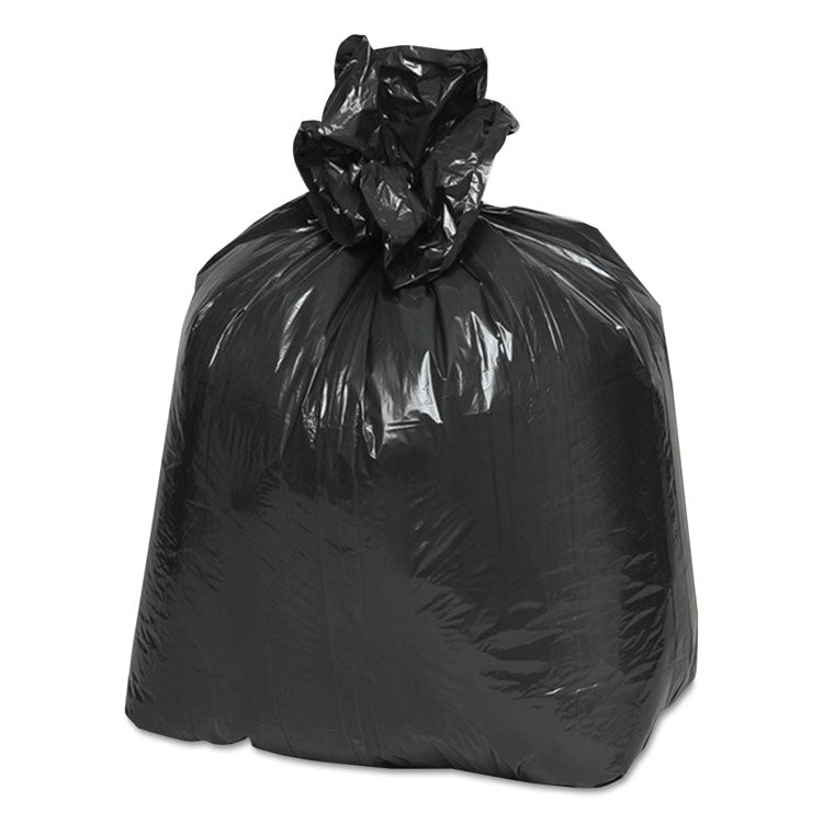 Earthsense® Commercial Linear Low Density Recycled Can Liners, 16 gal, 0.85 mil, 24" x 33", Black, 25 Bags/Roll, 20 Rolls/Carton (WBIRNW3310) Case of 500