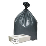 Platinum Plus® Can Liners, 33 gal, 1.35 mil, 33" x 40", Gray, 10 Bags/Roll, 5 Rolls/Carton (WBIPLA3350) Pack of 50