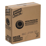 Dixie® Drink-Thru Lids, Fits 10 oz to 20 oz Cups, Plastic, Black, 1,000/Carton (DXED9542B)