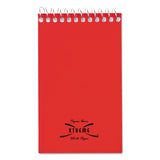 National® Paper Blanc Xtreme White Wirebound Memo Pads, Narrow Rule, Randomly Assorted Cover Colors, 60 White 3 x 5 Sheets (RED31120) Each