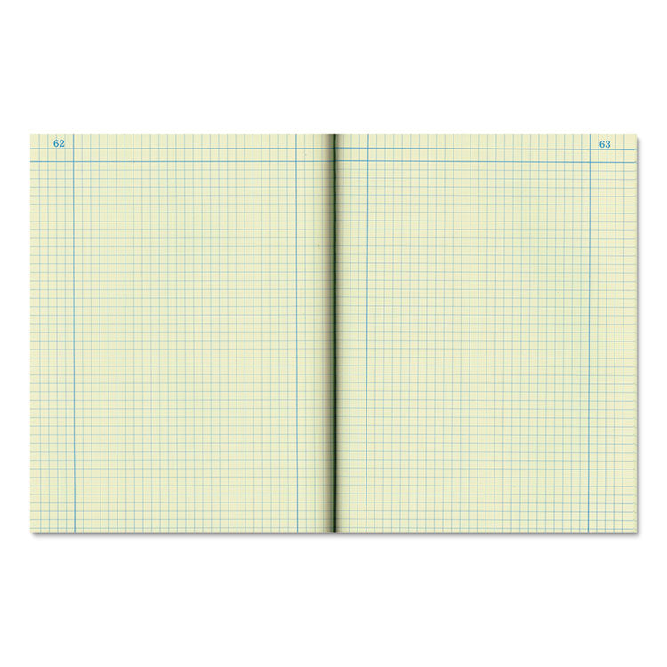 National® Computation Notebook, Quadrille Rule (4 sq/in), Brown Cover, (75) 11.75 x 9.25 Sheets (RED43648) Each