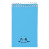 National® Paper Blanc Xtreme White Wirebound Memo Pads, Narrow Rule, Randomly Assorted Cover Colors, 60 White 3 x 5 Sheets (RED31120) Each