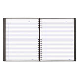 Blueline® NotePro Notebook, 1-Subject, Medium/College Rule, Black Cover, (100) 11 x 8.5 Sheets (REDA10200BLK)