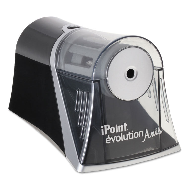 Westcott® iPoint Evolution Axis Pencil Sharpener, AC-Powered, 4.25 x 7 x 4.75, Black/Silver (ACM15510) Each