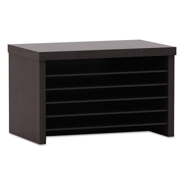 Alera® Alera Valencia Under Counter File Organizer Shelf, 15.75w x 9.88d x 10.88h, Espresso (ALEVA316012ES)