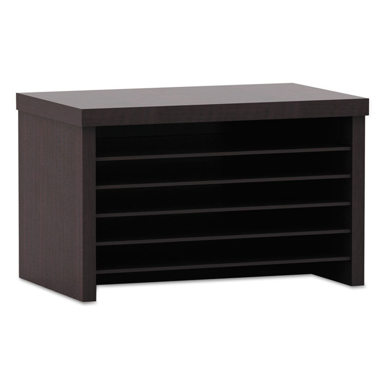 Alera® Alera Valencia Under Counter File Organizer Shelf, 15.75w x 9.88d x 10.88h, Espresso (ALEVA316012ES) Each