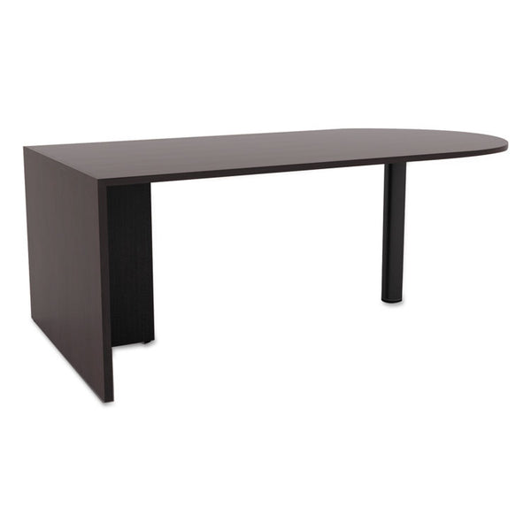 Alera® Alera Valencia Series D-Top Desk, 71" x 35.5" x 29.63", Espresso (ALEVA277236ES)