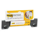 Post-it® Wall Easel, Adhesive Mount, Plastic, Smoke, 2/Pack (MMMEH5592PK) Pack of 2