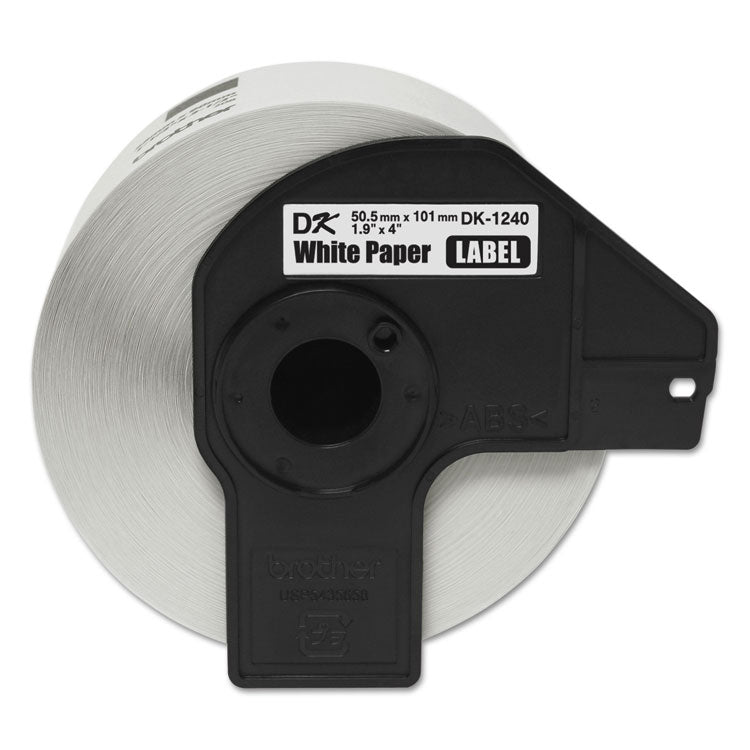 Brother Die-Cut Shipping Labels, 1.9" x 4", White, 600 Labels/Roll (BRTDK1240) Roll of 600