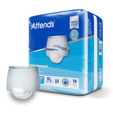 Attends® Unisex Adult Absorbent Underwear Pull On with Tear Away Seams X-Large Disposable Heavy Absorbency (522095_CS) 4/CS
