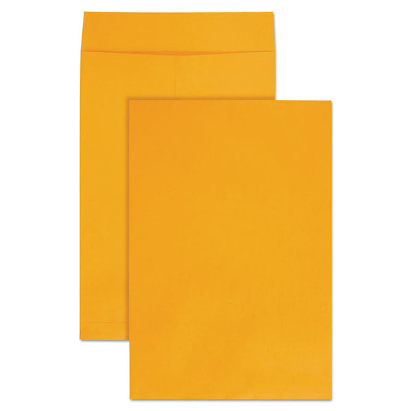 Quality Park™ Jumbo Size Kraft Envelope, Cheese Blade Flap, Fold-Over Closure, 12.5 x 18.5, Brown Kraft, 25/Pack (QUA42353) Box of 25