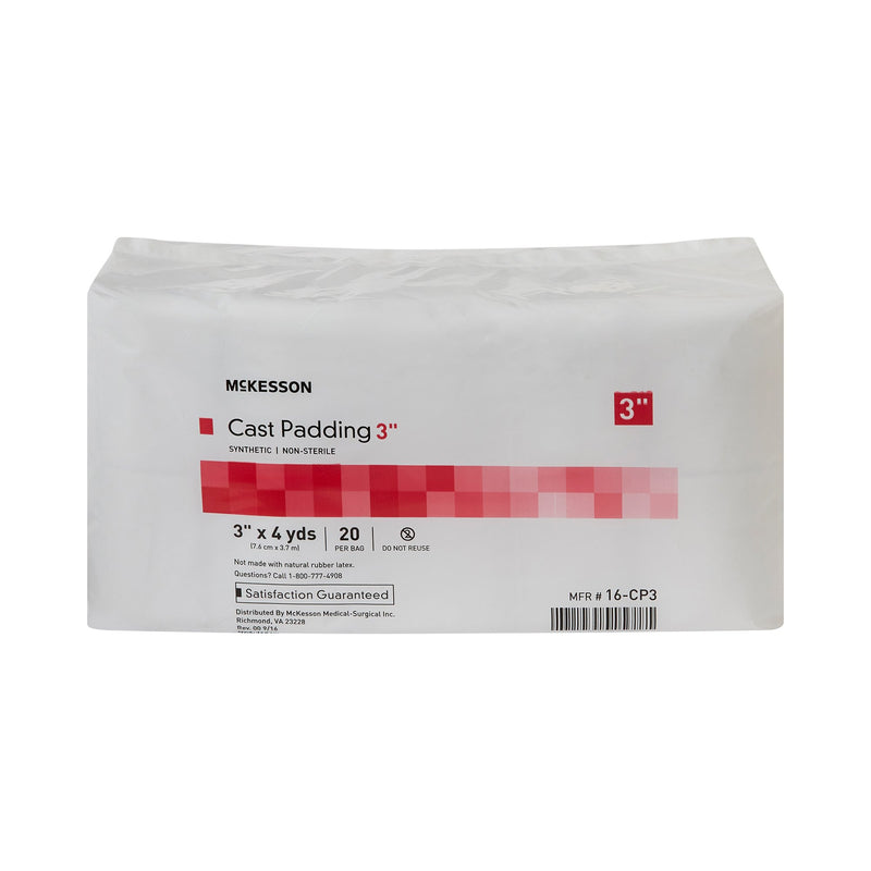 McKesson Cast Padding Undercast 3 Inch X 4 Yard Polyester NonSterile (734225_CS) 80/CS
