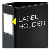 Cardinal® Premier Easy Open 11 x 17 Locking Slant-D Ring Binder, 3 Rings, 1" Capacity, 11 x 17, Black (CRD12112) Each