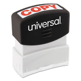 Universal® Message Stamp, COPY, Pre-Inked One-Color, Red (UNV10048) Each
