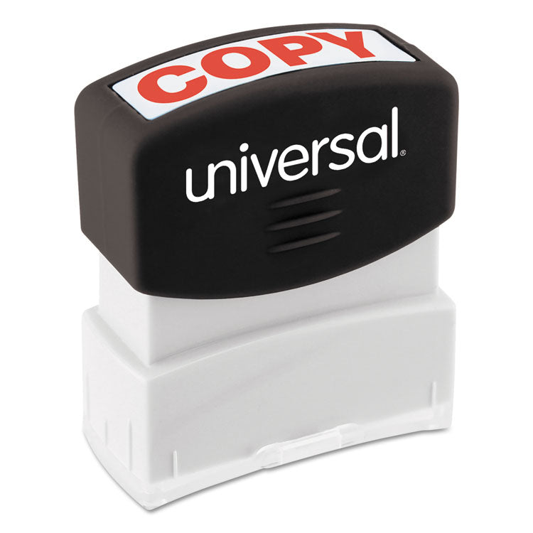 Universal® Message Stamp, COPY, Pre-Inked One-Color, Red (UNV10048) Each