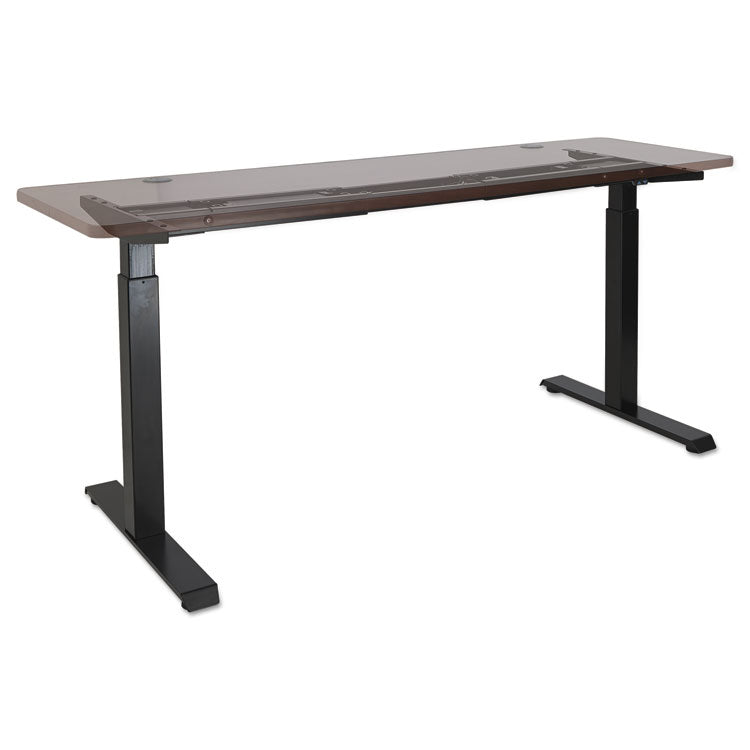 Alera® AdaptivErgo Sit-Stand Two-Stage Electric Height-Adjustable Table Base, 48.06" x 24.35" x 27.5" to 47.2", Black (ALEHT2SSB) Each