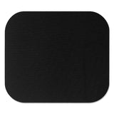 Fellowes® Polyester Mouse Pad, 9 x 8, Black (FEL58024)