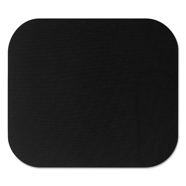 Fellowes® Polyester Mouse Pad, 9 x 8, Black (FEL58024)