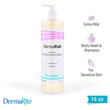 DermaRain® Shampoo and Body Wash 16 oz. Pump Bottle Scented (670718_CS) 12/CS