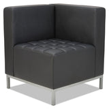 Alera® Alera QUB Series Corner Sectional, 26.38w x 26.38d x 30.5h, Black (ALEQB8016)