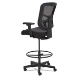 Alera® Alera Elusion Series Mesh Stool, Supports Up to 275 lb, 22.6" to 31.6" Seat Height, Black (ALEEL4614)