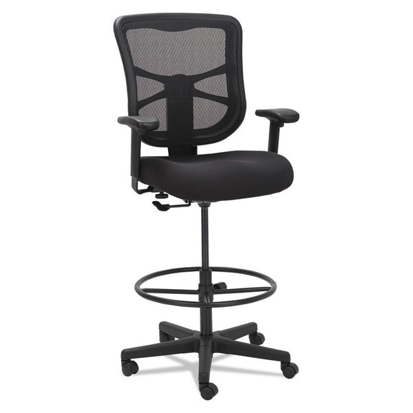 Alera® Alera Elusion Series Mesh Stool, Supports Up to 275 lb, 22.6" to 31.6" Seat Height, Black (ALEEL4614)