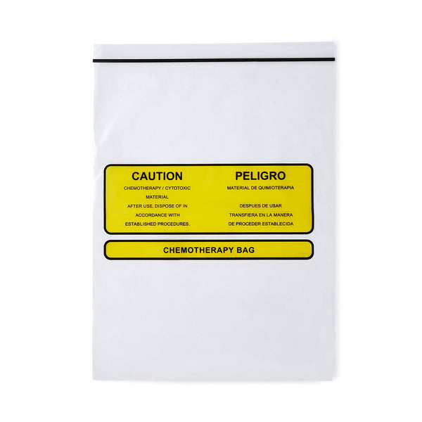 Health Care Logistics Hazardous Drug Bag Chemotherapy Bag Clear 9 X 12 Inch (703506_PK) 100/PK