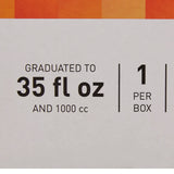 McKesson Female Urinal 32 oz. / 946 mL Without Closure Single Patient Use (1103384_CS) 6/CS