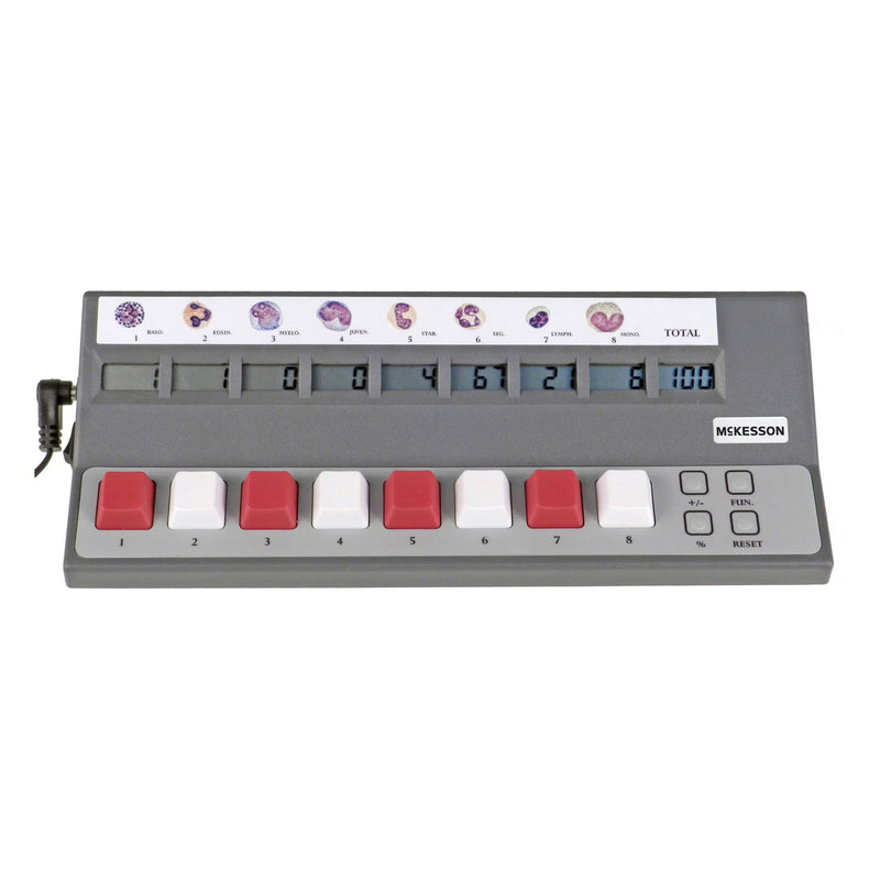 McKesson Brand Differential Cell Counter - Digital 8-Key (1047239_EA) 1/EA