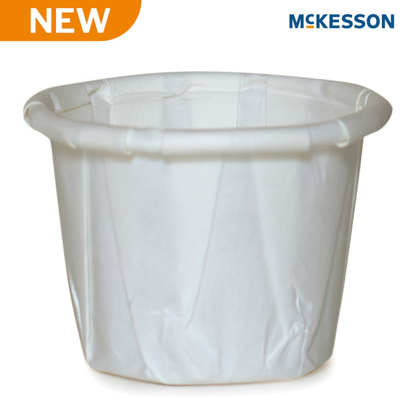 McKesson Souffle Cup 0.5 oz. White Paper Disposable (1251878_SL) 250/SL
