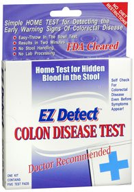 EZ Detect™ Cancer Screening Test Kit Fecal Occult Blood Test (FOBT) 5 Tests CLIA Waived (739654_BX) 5/BX