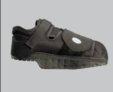 HeelWedge™ Post-Op Shoe Medium Unisex Black (683971_EA) 1/EA