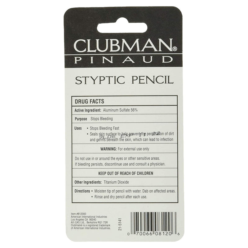 Clubman Styptic Pencil 0.33 oz. (738535_EA) 1/EA
