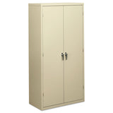 HON® Assembled Storage Cabinet, 36w x 18.13d x 71.75h, Putty (HONSC1872L)