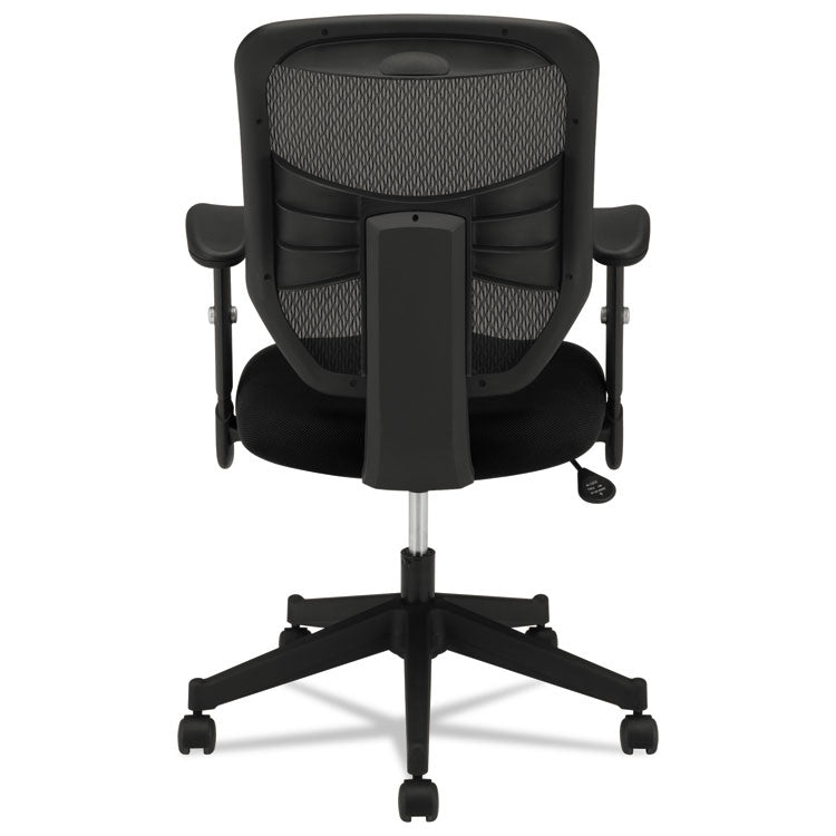 HON® VL531 Mesh High-Back Task Chair with Adjustable Arms, Supports Up to 250 lb, 18" to 22" Seat Height, Black (BSXVL531MM10)