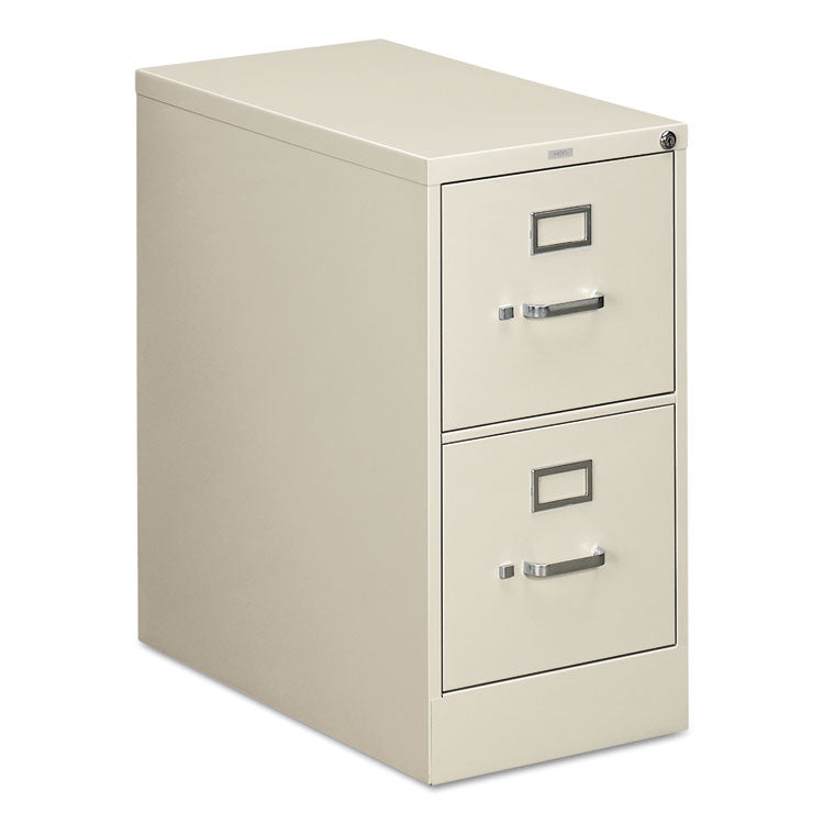 HON® 310 Series Vertical File, 2 Letter-Size File Drawers, Light Gray, 15" x 26.5" x 29" (HON312PQ)