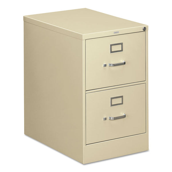 HON® 310 Series Vertical File, 2 Legal-Size File Drawers, Putty, 18.25" x 26.5" x 29" (HON312CPL)