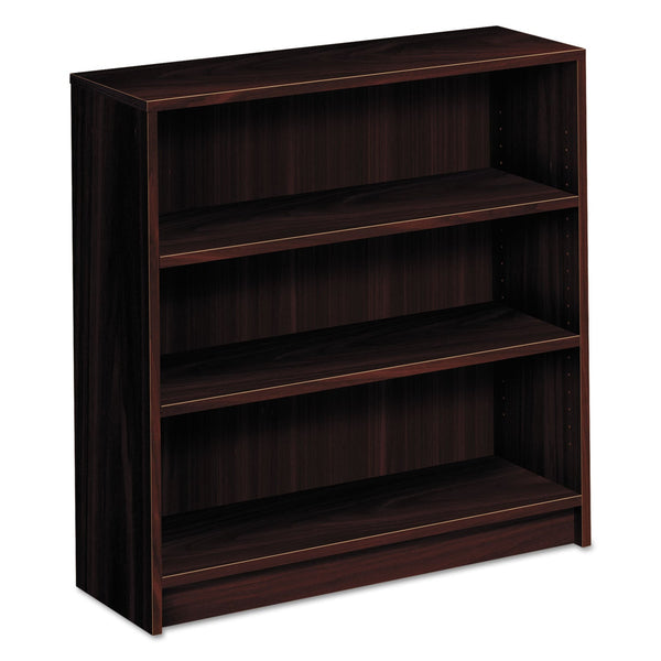 HON® 1870 Series Bookcase, Three-Shelf, 36w x 11.5d x 36.13h, Mahogany (HON1872N)