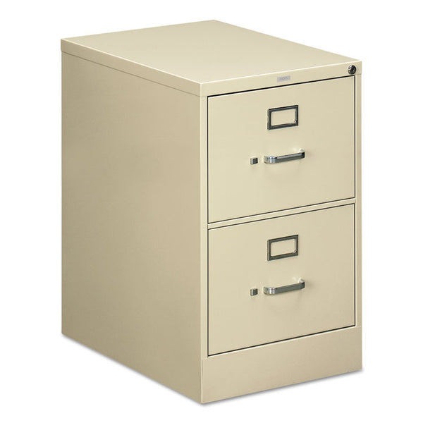 HON® 510 Series Vertical File, 2 Legal-Size File Drawers, Putty, 18.25" x 25" x 29" (HON512CPL)