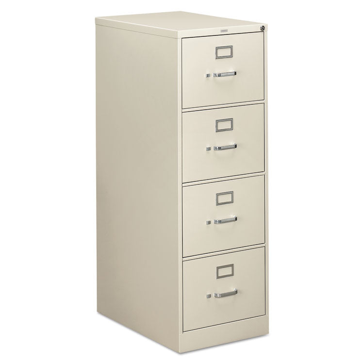 HON® 310 Series Vertical File, 4 Legal-Size File Drawers, Light Gray, 18.25" x 26.5" x 52" (HON314CPQ) Each