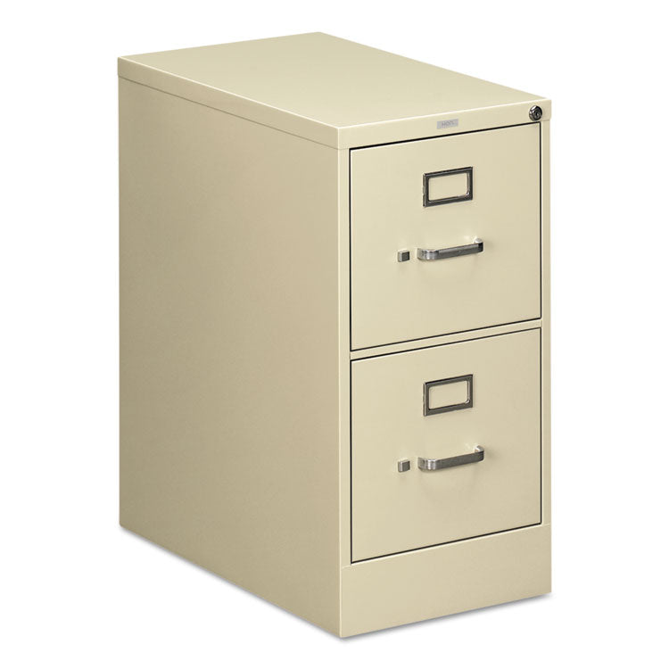 HON® 510 Series Vertical File, 2 Letter-Size File Drawers, Putty, 15" x 25" x 29" (HON512PL)
