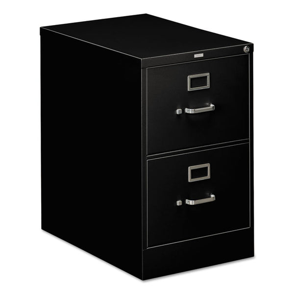 HON® 310 Series Vertical File, 2 Legal-Size File Drawers, Black, 18.25" x 26.5" x 29" (HON312CPP)