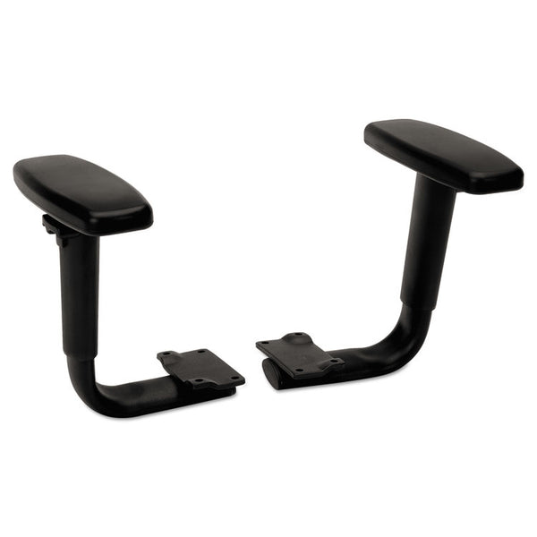 HON® Optional Height-Adjustable T-Arms for Volt Series Chairs for HON Volt Series Task Chairs, Black, 2/Set (HON5795T)