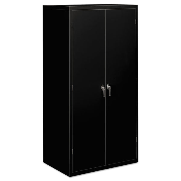 HON® Assembled Storage Cabinet, 36w x 24.25d x 71.75h, Black (HONSC2472P)
